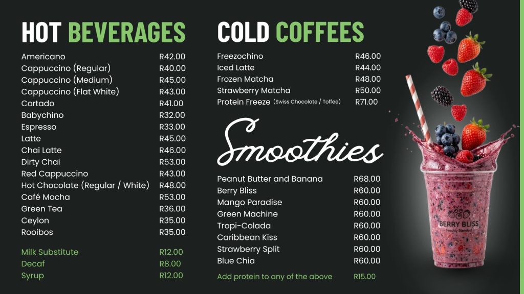 manager version coalition café digital slide menu